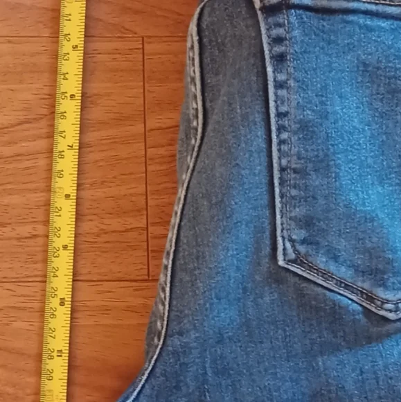 Good American 98%organic Cotton High Waist Raw Hem Skinny Jeans - Size 8 - Picture 8 of 8